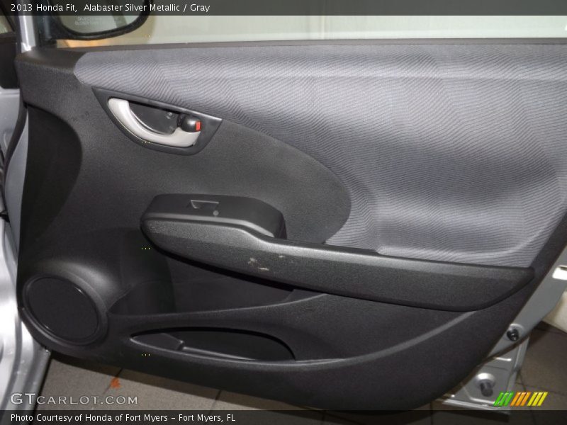 Alabaster Silver Metallic / Gray 2013 Honda Fit