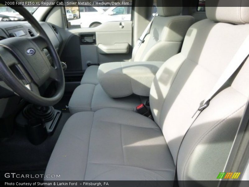 Silver Metallic / Medium/Dark Flint 2008 Ford F150 XL Regular Cab