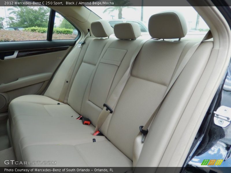 Black / Almond Beige/Mocha 2012 Mercedes-Benz C 250 Sport