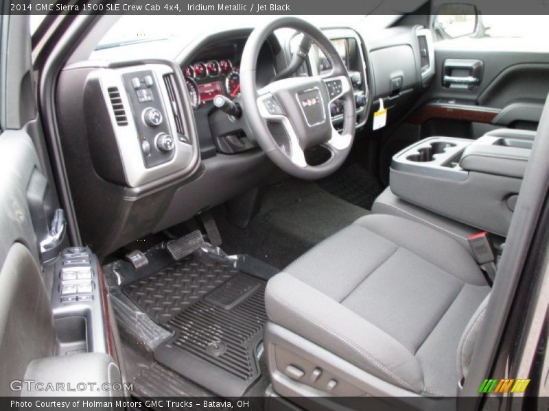 Iridium Metallic / Jet Black 2014 GMC Sierra 1500 SLE Crew Cab 4x4