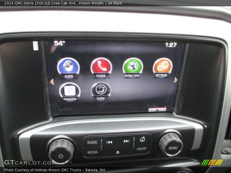 Iridium Metallic / Jet Black 2014 GMC Sierra 1500 SLE Crew Cab 4x4