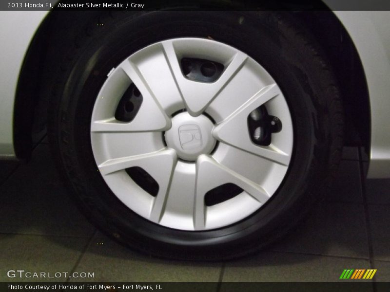 Alabaster Silver Metallic / Gray 2013 Honda Fit