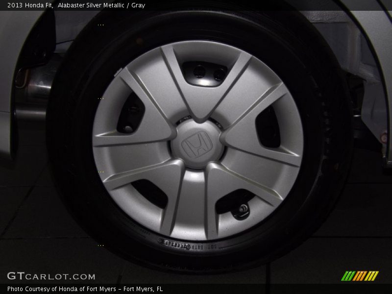 Alabaster Silver Metallic / Gray 2013 Honda Fit