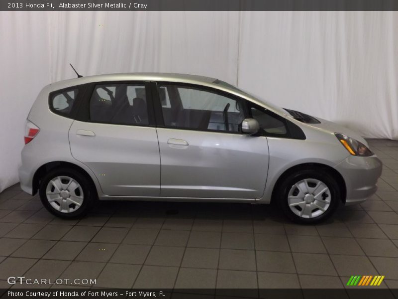 Alabaster Silver Metallic / Gray 2013 Honda Fit