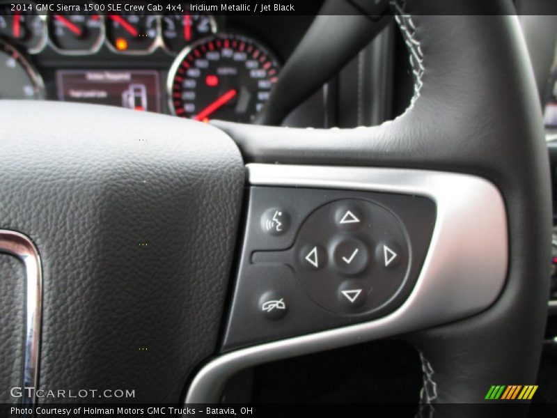 Iridium Metallic / Jet Black 2014 GMC Sierra 1500 SLE Crew Cab 4x4