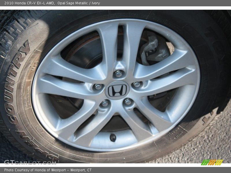 Opal Sage Metallic / Ivory 2010 Honda CR-V EX-L AWD