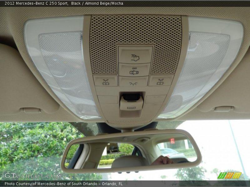 Black / Almond Beige/Mocha 2012 Mercedes-Benz C 250 Sport