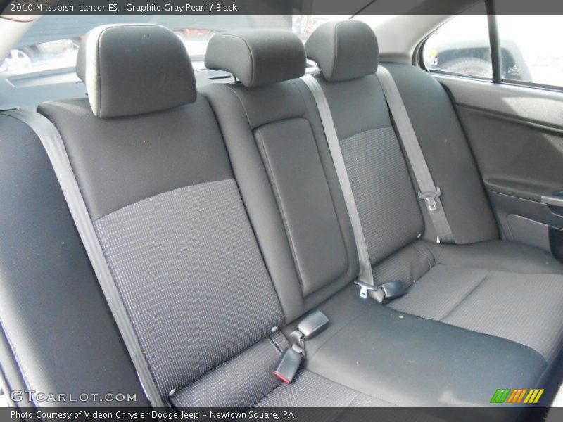 Graphite Gray Pearl / Black 2010 Mitsubishi Lancer ES