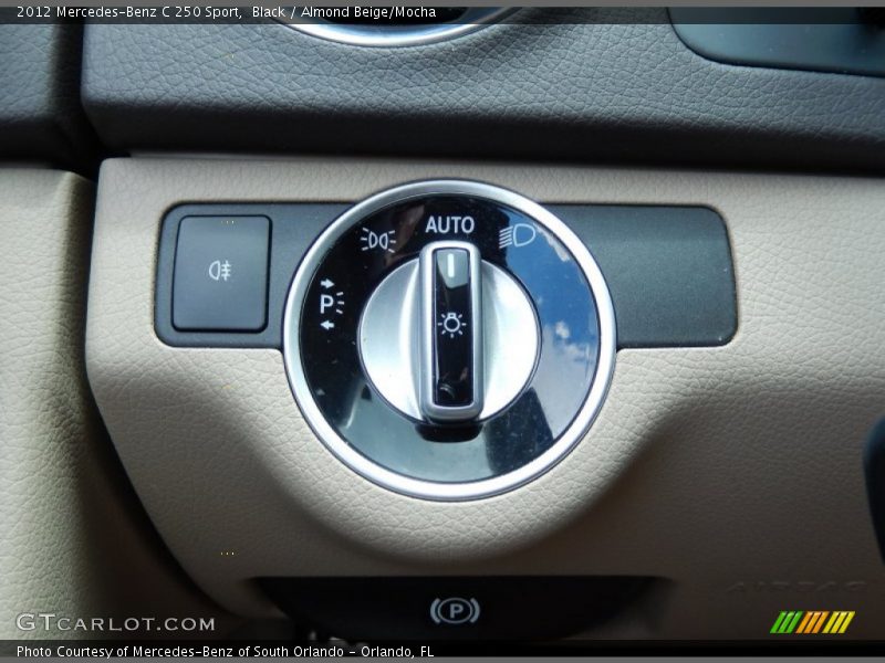 Black / Almond Beige/Mocha 2012 Mercedes-Benz C 250 Sport
