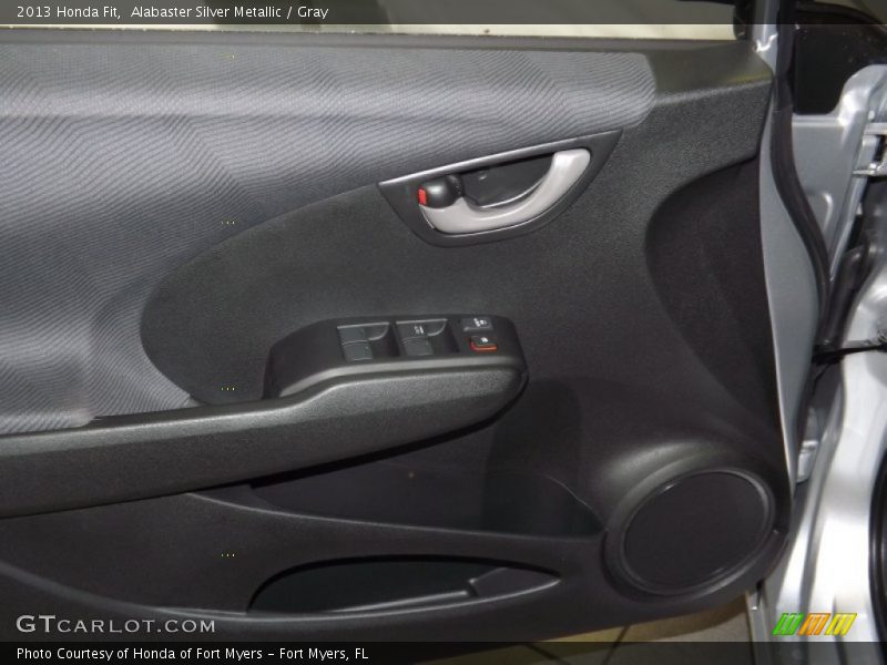 Alabaster Silver Metallic / Gray 2013 Honda Fit