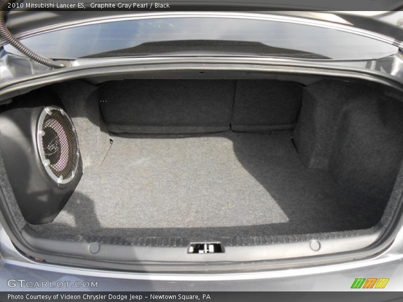 Graphite Gray Pearl / Black 2010 Mitsubishi Lancer ES