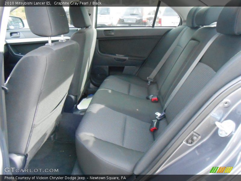 Graphite Gray Pearl / Black 2010 Mitsubishi Lancer ES