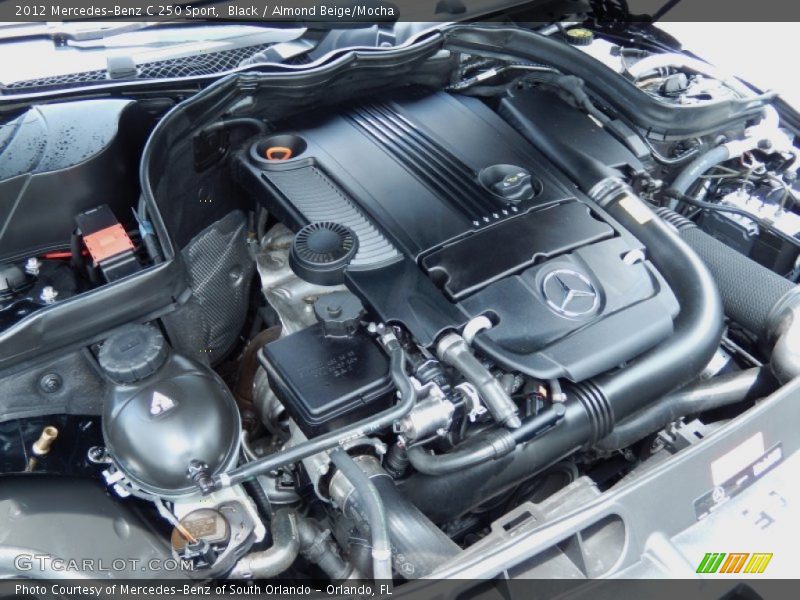 Black / Almond Beige/Mocha 2012 Mercedes-Benz C 250 Sport
