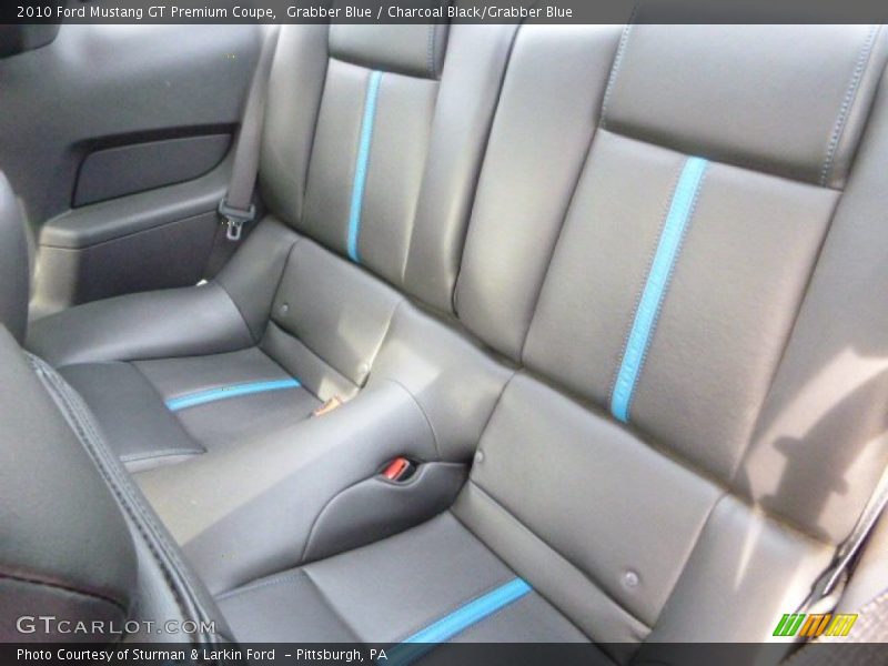 Grabber Blue / Charcoal Black/Grabber Blue 2010 Ford Mustang GT Premium Coupe