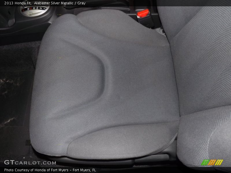 Alabaster Silver Metallic / Gray 2013 Honda Fit