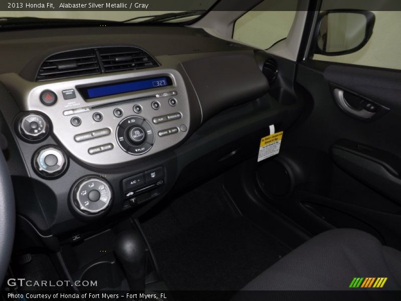 Alabaster Silver Metallic / Gray 2013 Honda Fit