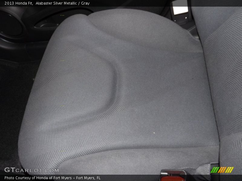 Alabaster Silver Metallic / Gray 2013 Honda Fit