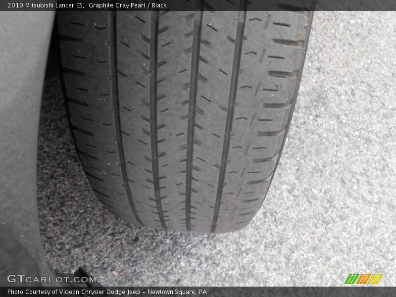 Graphite Gray Pearl / Black 2010 Mitsubishi Lancer ES