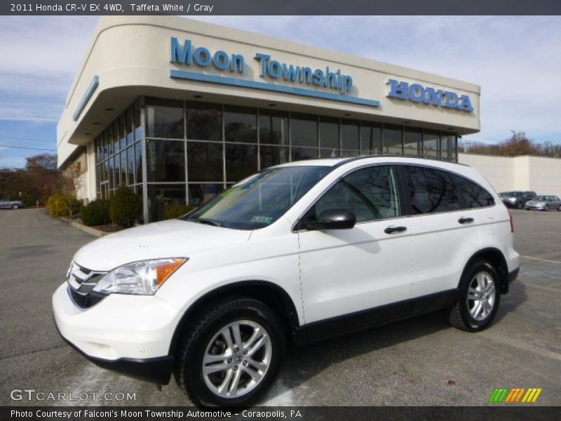 Taffeta White / Gray 2011 Honda CR-V EX 4WD