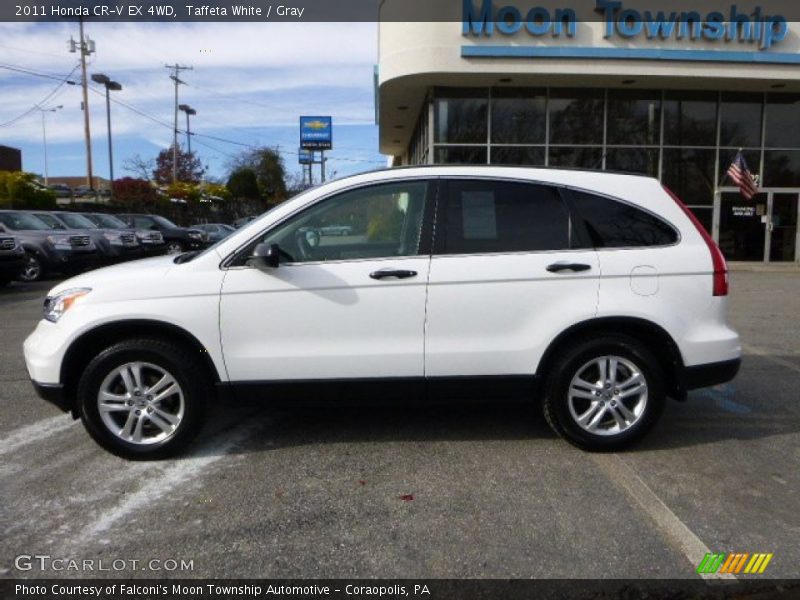Taffeta White / Gray 2011 Honda CR-V EX 4WD