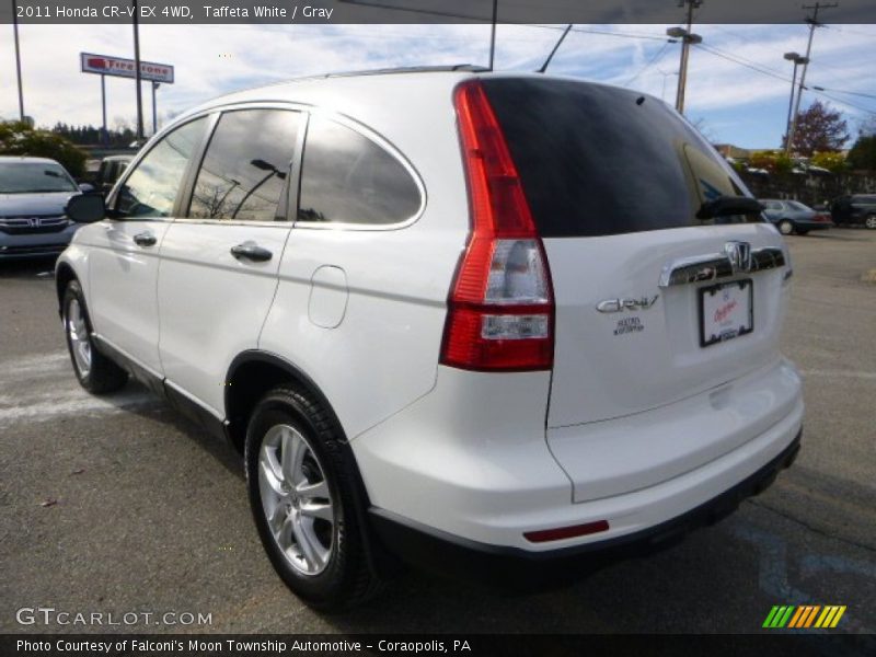 Taffeta White / Gray 2011 Honda CR-V EX 4WD