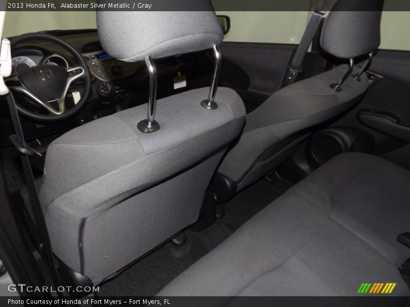 Alabaster Silver Metallic / Gray 2013 Honda Fit