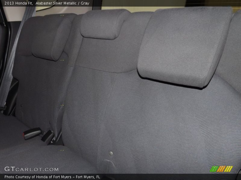 Alabaster Silver Metallic / Gray 2013 Honda Fit