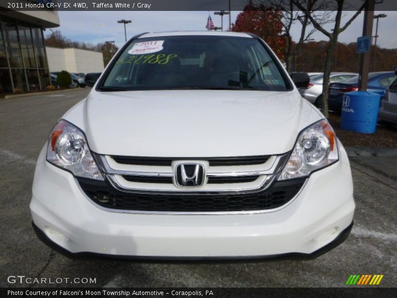 Taffeta White / Gray 2011 Honda CR-V EX 4WD