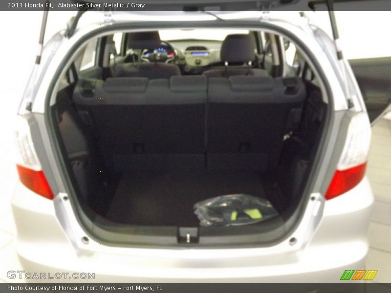 Alabaster Silver Metallic / Gray 2013 Honda Fit