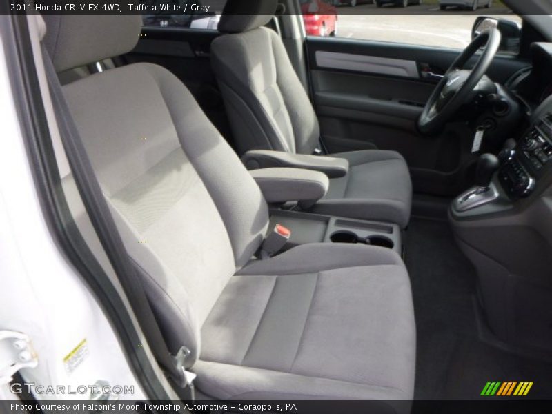 Taffeta White / Gray 2011 Honda CR-V EX 4WD
