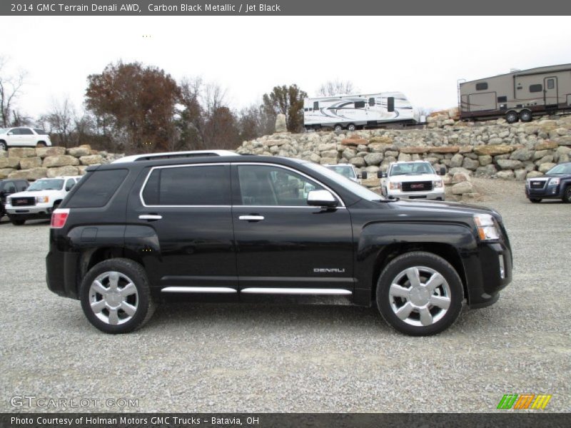 Carbon Black Metallic / Jet Black 2014 GMC Terrain Denali AWD