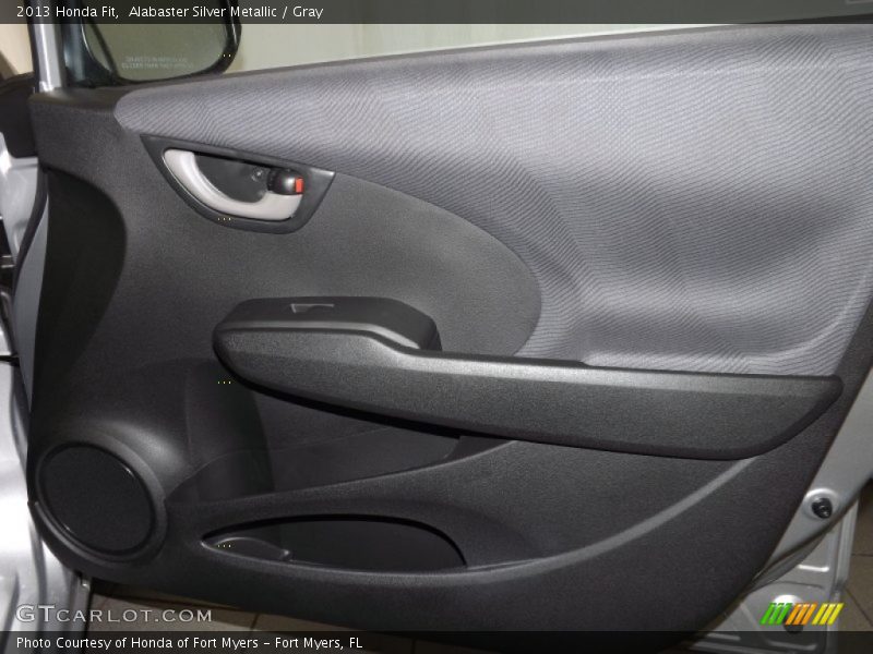 Alabaster Silver Metallic / Gray 2013 Honda Fit