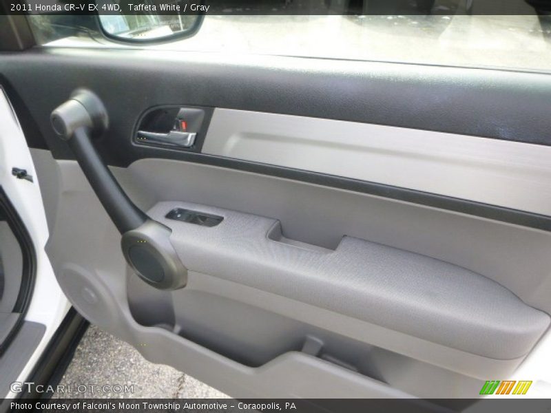 Taffeta White / Gray 2011 Honda CR-V EX 4WD