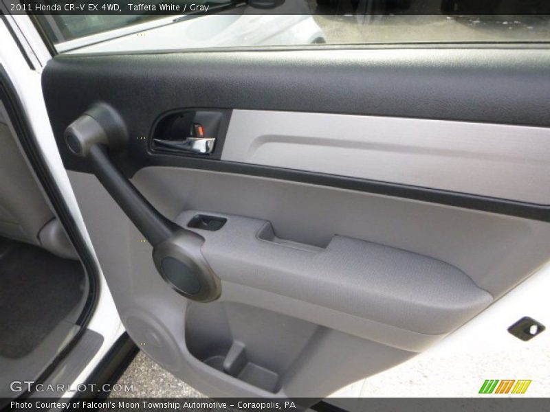 Taffeta White / Gray 2011 Honda CR-V EX 4WD