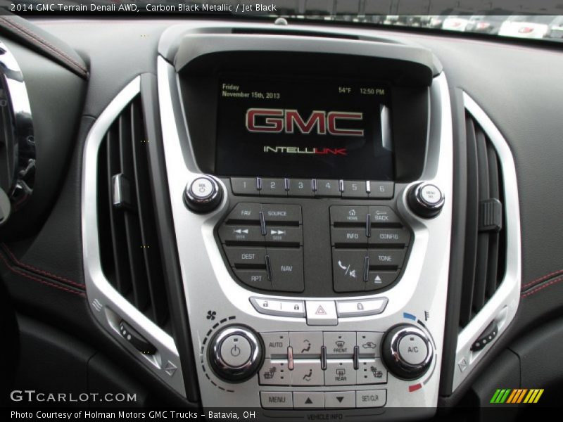 Carbon Black Metallic / Jet Black 2014 GMC Terrain Denali AWD