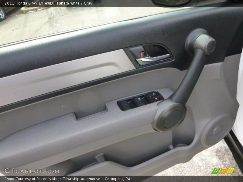 Taffeta White / Gray 2011 Honda CR-V EX 4WD