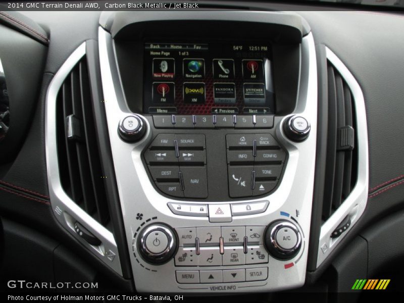 Controls of 2014 Terrain Denali AWD