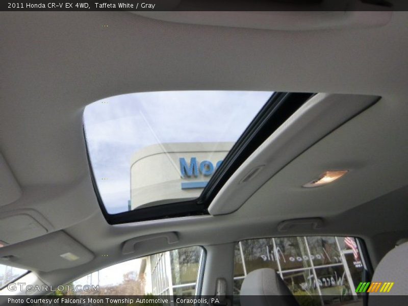 Taffeta White / Gray 2011 Honda CR-V EX 4WD