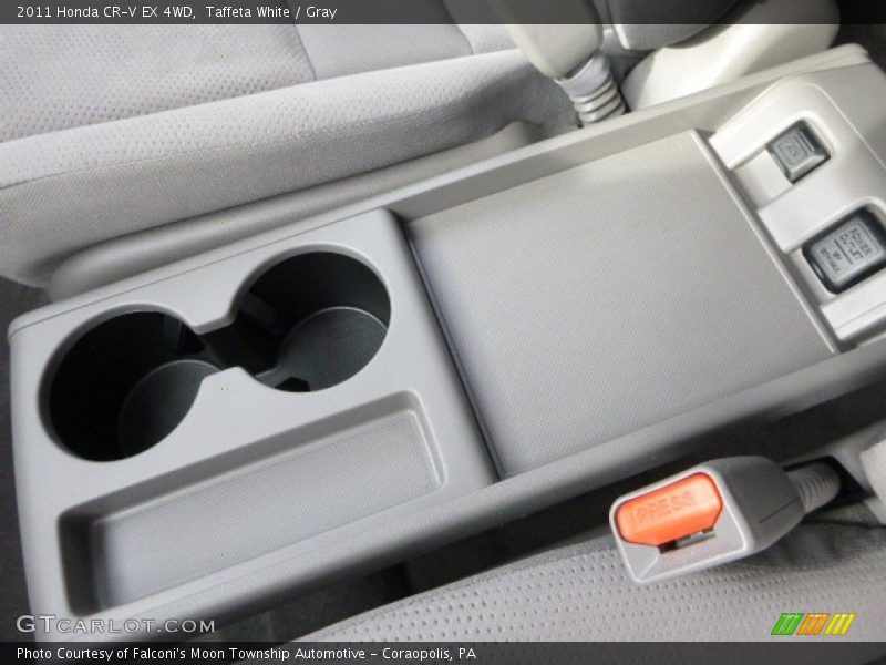 Taffeta White / Gray 2011 Honda CR-V EX 4WD