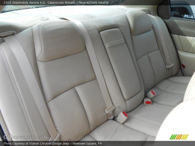 Rear Seat of 2003 Aurora 4.0