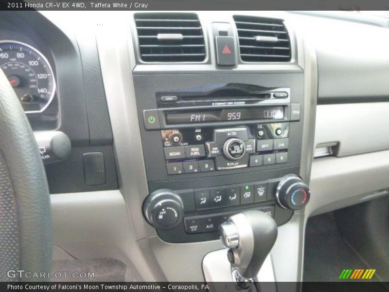 Taffeta White / Gray 2011 Honda CR-V EX 4WD