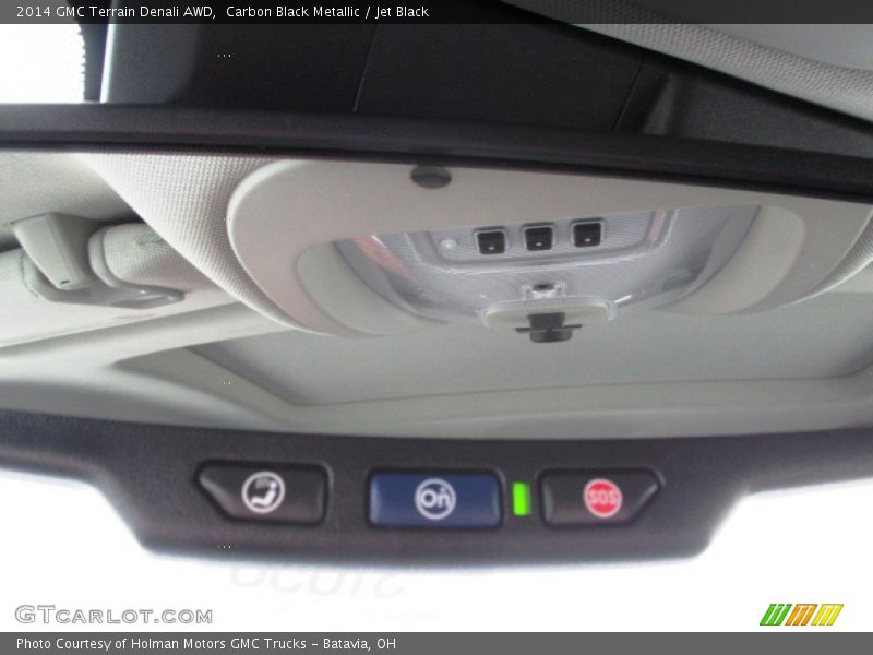 Carbon Black Metallic / Jet Black 2014 GMC Terrain Denali AWD