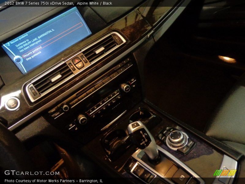 Alpine White / Black 2012 BMW 7 Series 750i xDrive Sedan