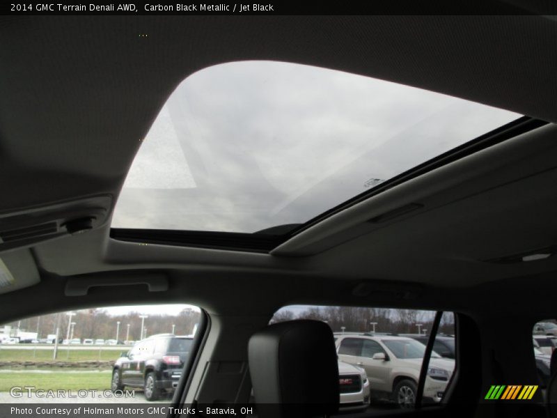 Carbon Black Metallic / Jet Black 2014 GMC Terrain Denali AWD