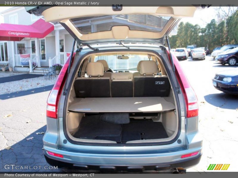 Opal Sage Metallic / Ivory 2010 Honda CR-V EX AWD