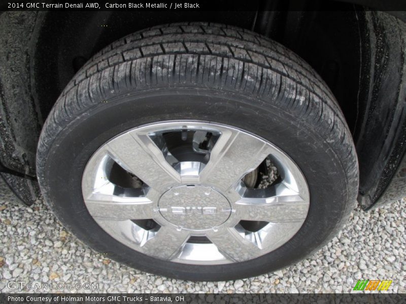 Carbon Black Metallic / Jet Black 2014 GMC Terrain Denali AWD