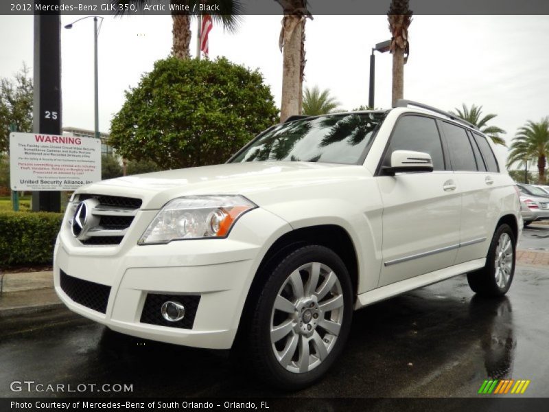 Arctic White / Black 2012 Mercedes-Benz GLK 350