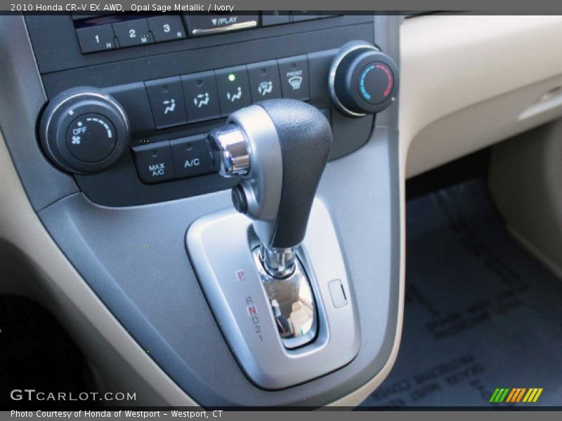 Opal Sage Metallic / Ivory 2010 Honda CR-V EX AWD