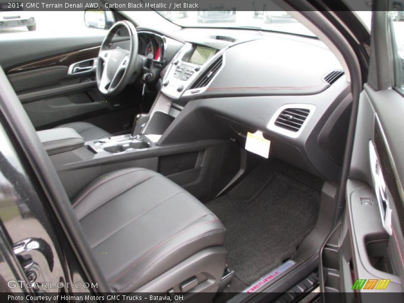 Carbon Black Metallic / Jet Black 2014 GMC Terrain Denali AWD