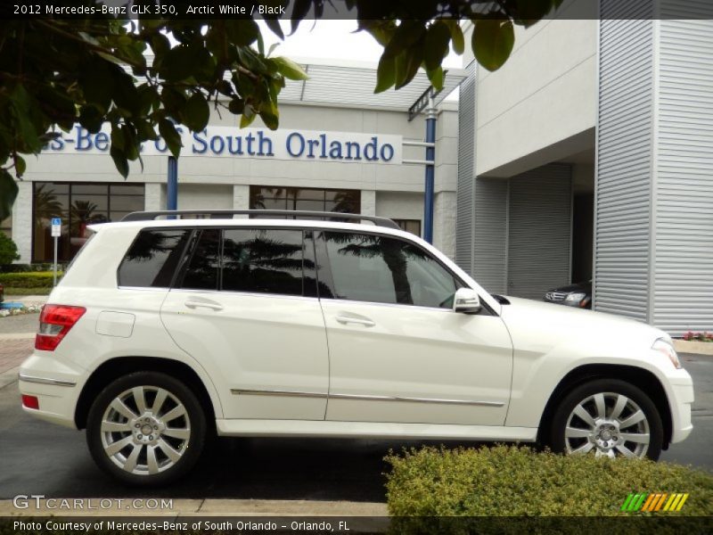 Arctic White / Black 2012 Mercedes-Benz GLK 350
